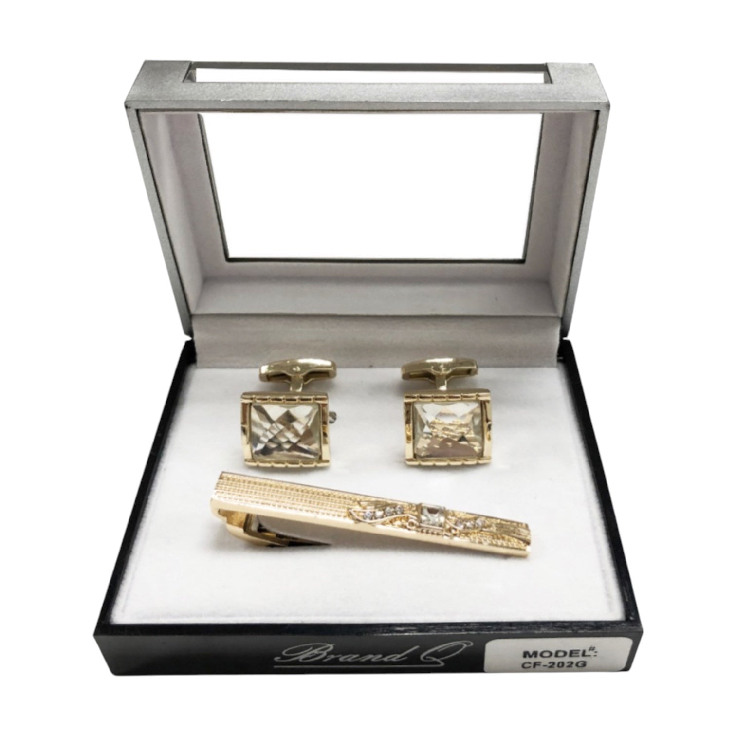 BRAND Q: Cufflinks w/ Tie Bar CF202